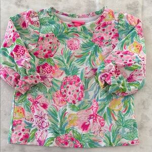 Lilly Pulitzer Girls' 3/4-Sleeve Top M
